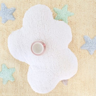 Cojin Lavable Nube Blanca Lorena Canals