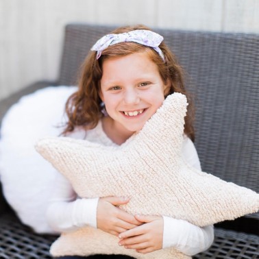 Cojin Lavable Estrella Crema Lorena Canals