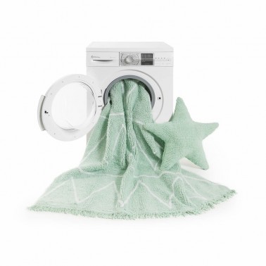 Cojin Lavable Estrella Soft Mint Lorena Canals