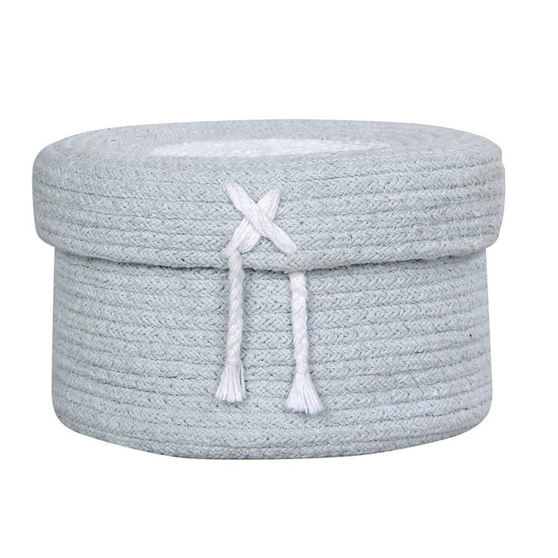 cesta candy box light blue small