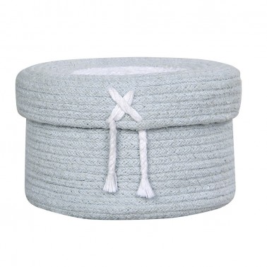 cesta candy box light blue small