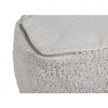Puff Marshmallow Square Pearl Grey