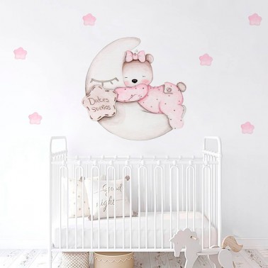 vinilo infantil osita dulces sueños imda