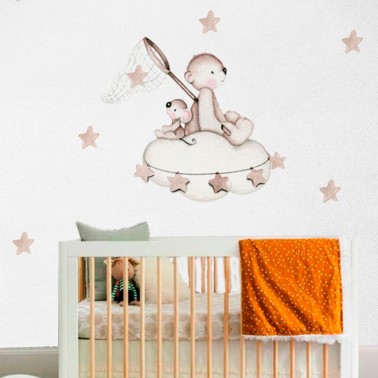 vinilo infantil busca estrellas tostado imda