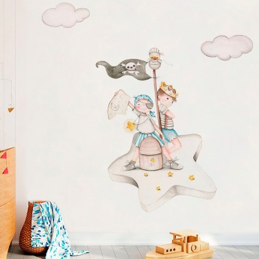 vinilo infantil piratas imda