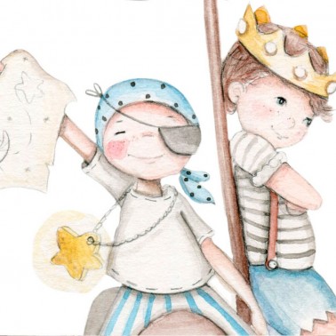 Vinilo Infantil Piratas IMDA