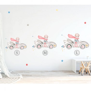 Vinilo Infantil Super heroe IMDA