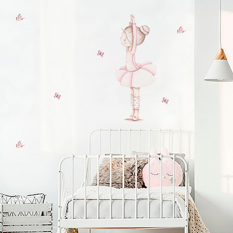 vinilos imda | modelo bailarina - bebeydecoracion