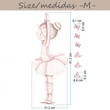 Vinilo Infantil Bailarina I IMDA