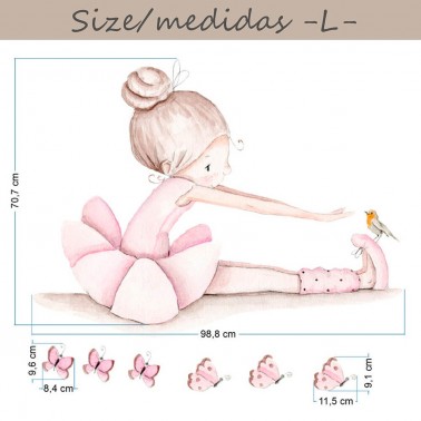 Vinilo Infantil Bailarina II IMDA