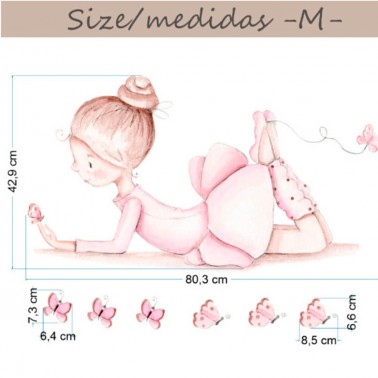 Vinilo Infantil Bailarina III IMDA