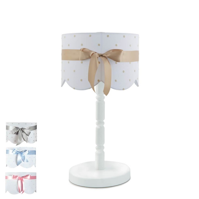 lámpara infantil de sobremesa lazo- pie 6039