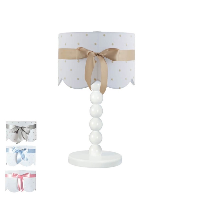 lámpara infantil de sobremesa lazo- pie 7544