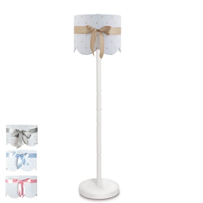 lámpara de pie infantil lazo - pie 6339