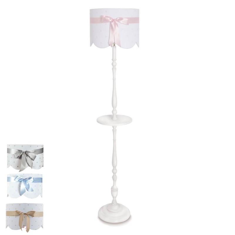 lámpara de pie infantil lazo - pie 6344