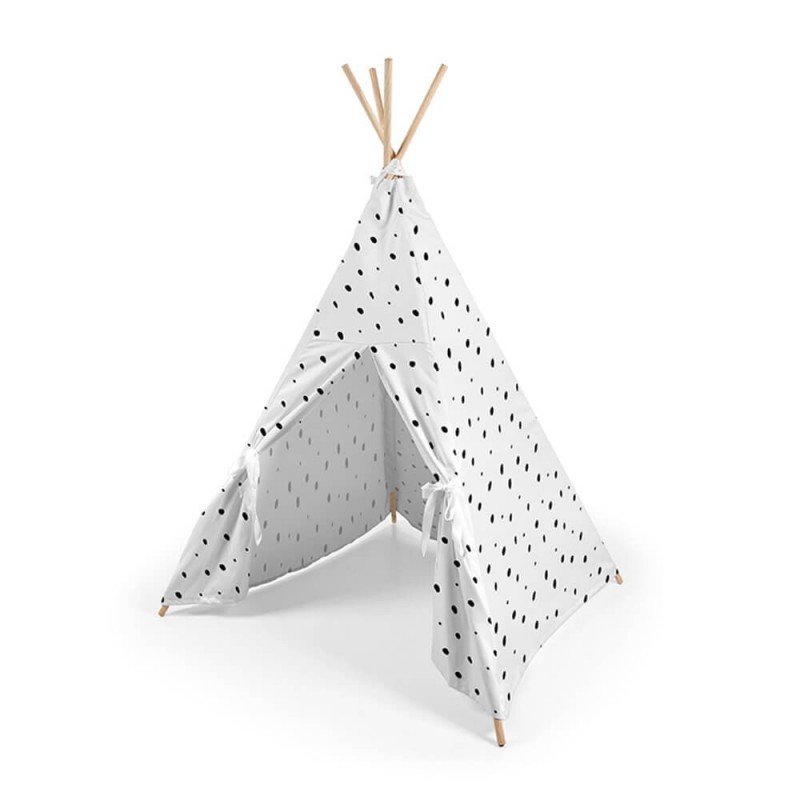 tipi de niños dots blanco de ros