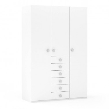 Armario tres puertas y cajones Soft