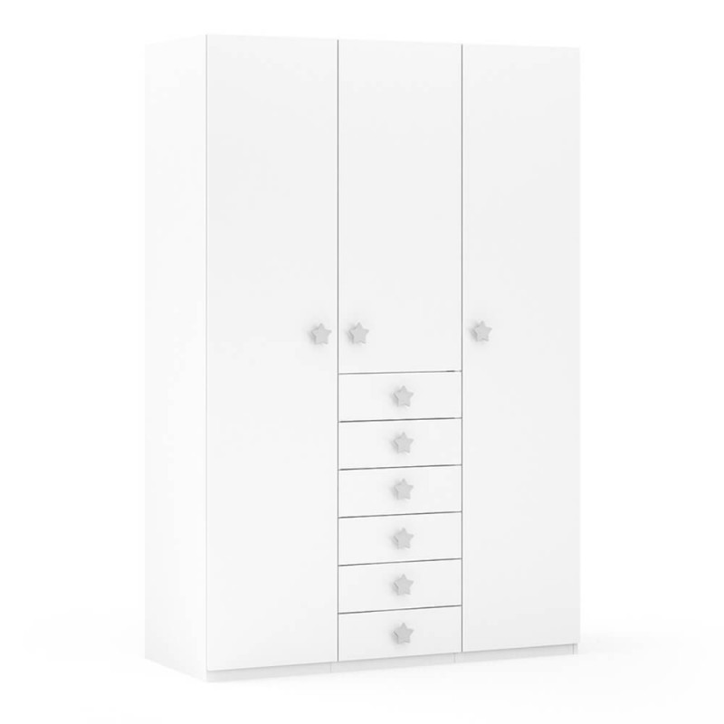 Armario tres puertas y cajones Soft