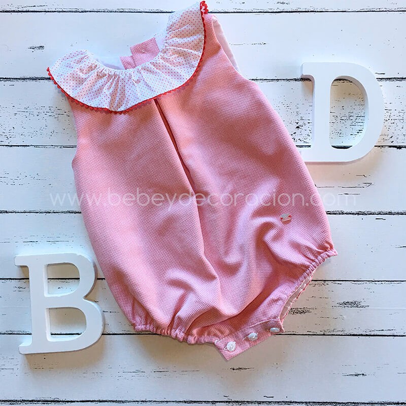 Pelele Bebé Amapolas 0912