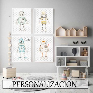Pack Laminas Robots