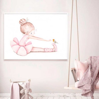 Lamina infantil Bailarina sentada