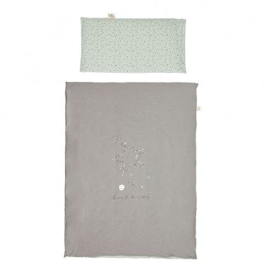 Funda nordica cuna Planet Verde