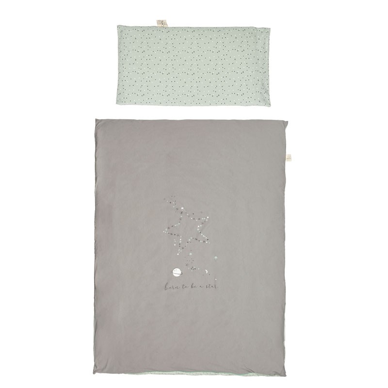 Funda nordica cuna Planet Verde