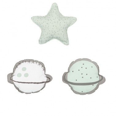 Set cojines Planet Verde