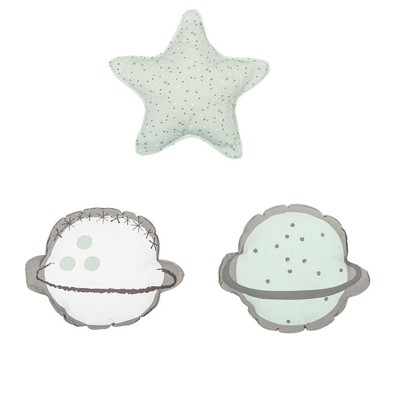 Set cojines Planet Verde