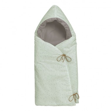 Saco arrullo con capucha Planet Verde