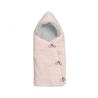 Saco arrullo con capucha Planet Rosa