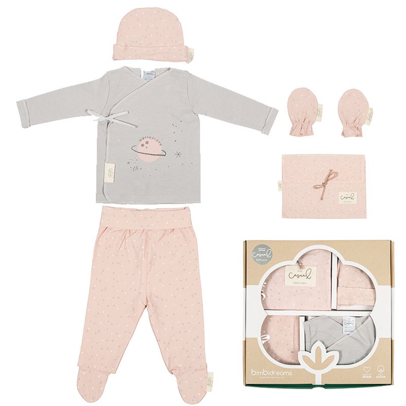 Set 5 piezas Bebe Planet Rosa