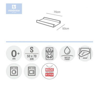 Cambiador 70 Sky Celeste