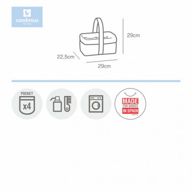 Cesta de aseo Sky Beige