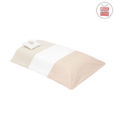 Funda nordica y protector cuna Sky Beige