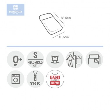 Saco nordico minicuna Sky Rosa