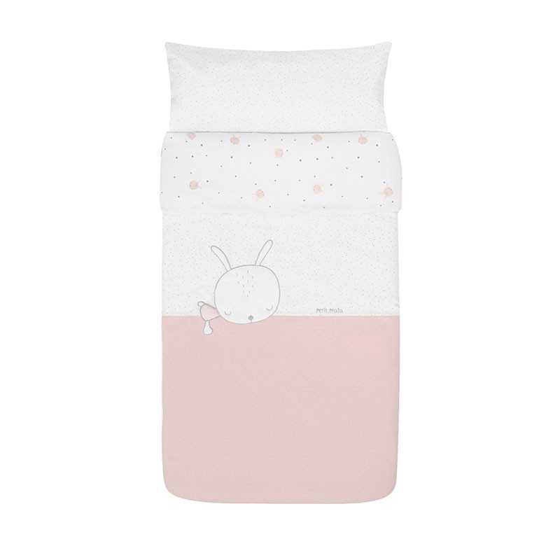 Funda nordica cuna Sleepy Rosa