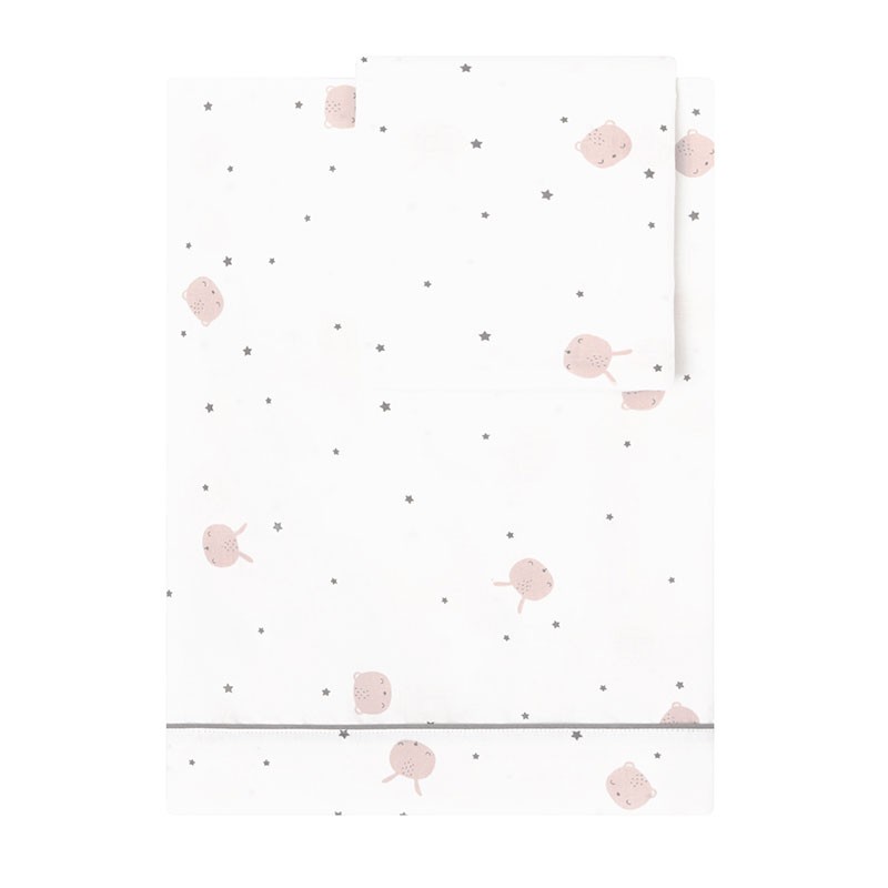 Sabanas Minicuna Sleepy Rosa