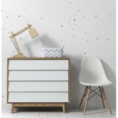 Vinilo infantil Sleepy Rosa Petit Praia