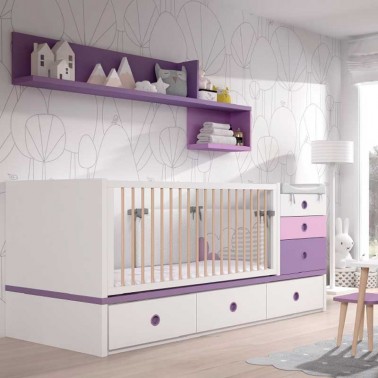 Estante con trasera y costado Ros