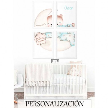 Pack Laminas Osito