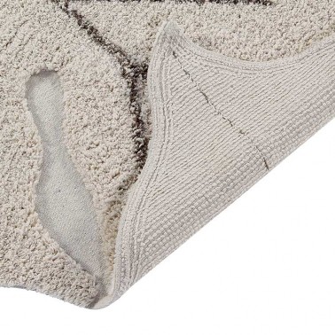 Alfombra lavable Monstera Natural