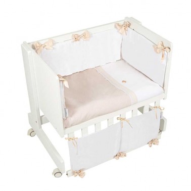 Vestidura minicuna colecho Venecia Camel