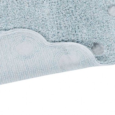 Alfombra lavable Pinecone Pearl Blue