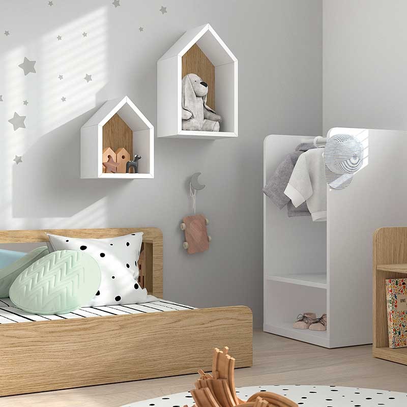 Estante book casita Mood Ros Mini
