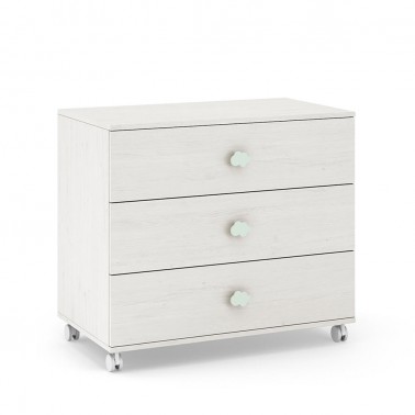 Comoda Soft 3 cajones Ros Mini