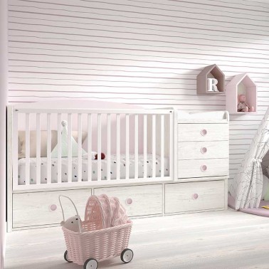 Cuna convertible Plus 12 de Ros Mini