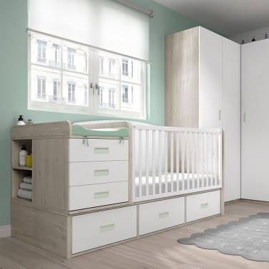 Cuna convertible Plus 12 de Ros Mini