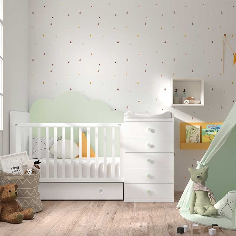 Cuna convertible Elite Plus 70x140 de Ros Mini