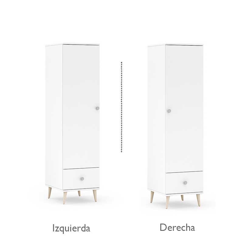 Armario una puerta Metropoli Ros Mini